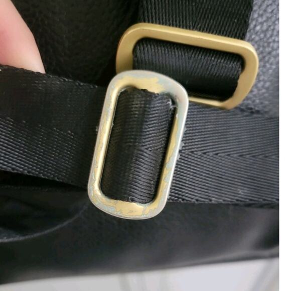 Freshly Picked Classic Diaper Bag Backpack Black Vegan Leather Large - Picture 3 of 10